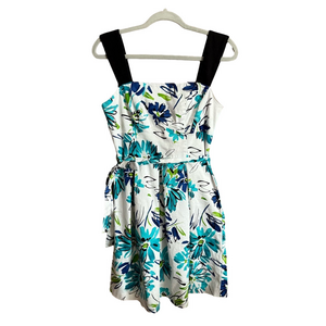 Vintage Y2K Perceptions Kidcore Floral Fit and Flare Summer Midi Dress Size 8